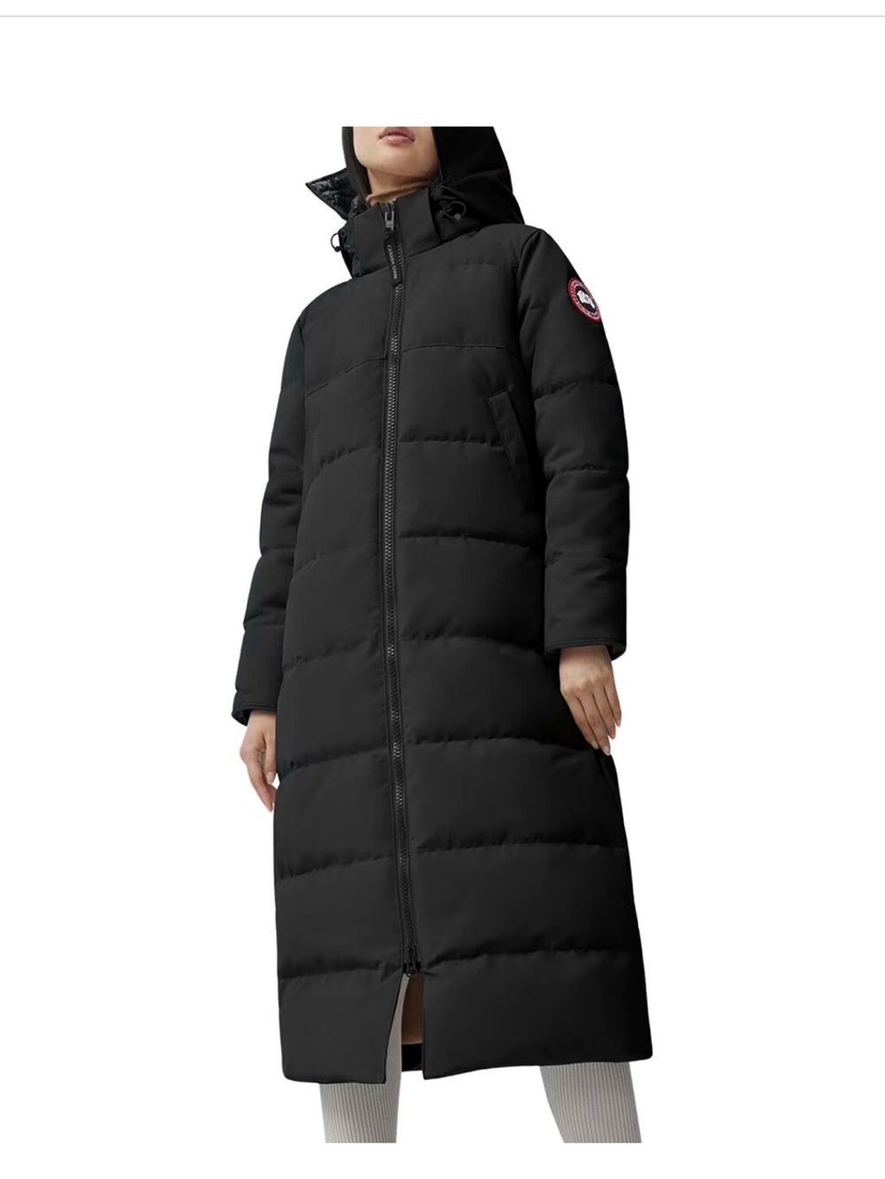 Canada Goose Mystique Parka black label small grey/green